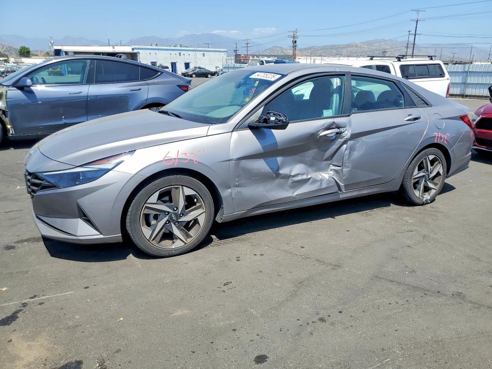 2023 Hyundai Elantra VIN KMHLS4AG0PU517114 COPART salvage auction — SIDE, Ca - Salvage Certificate, sold $3,950 on 2026-07-08 (photo 1)