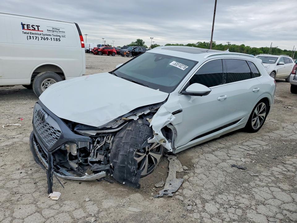 2024 Audi Q8 VIN WA15AAGE3RB024900 COPART salvage auction — FRONT END, IN - CERT OF TITLE-SALVAGE TITLE, sold $16,100 on 2026-07-10 (photo 1)
