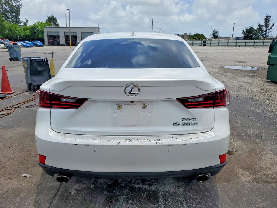2016 Lexus Is VIN JTHBA1D21G5018980 COPART salvage auction — FRONT END, Fl - Cert Of Title Slvg Rebuildable, sold $1,500 on 2026-07-08 (photo 6)