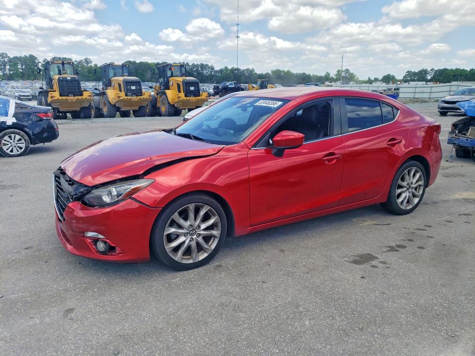 2014 Mazda 3 VIN JM1BM1V38E1117056 COPART salvage auction — FRONT END, Nc - Salvage Certificate Of Title, sold $400 on 2026-07-21 (photo 1)