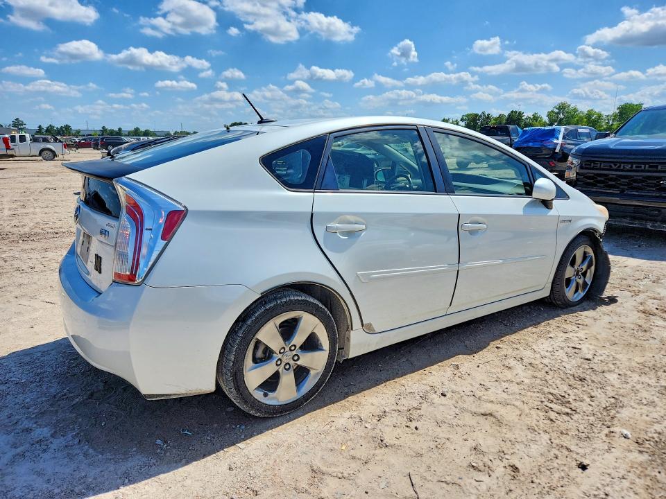 2013 Toyota Prius VIN JTDKN3DU3D1648036 COPART salvage auction — FRONT END, Tx - Salvage Vehicle Title, sold $3,400 on 2026-07-10 (photo 3)