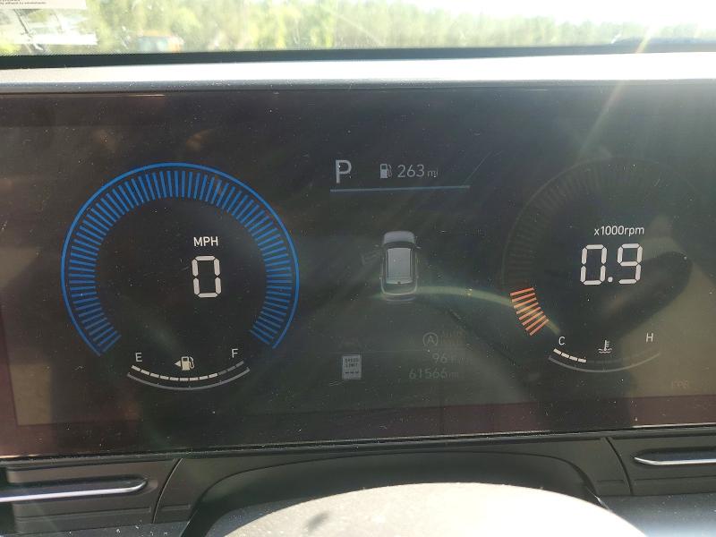 2024 Hyundai Kona VIN KM8HACAB5RU096646 COPART salvage auction — REAR END, Nc - Salvage Certificate Of Title, sold $300 on 2026-07-30 (photo 9)