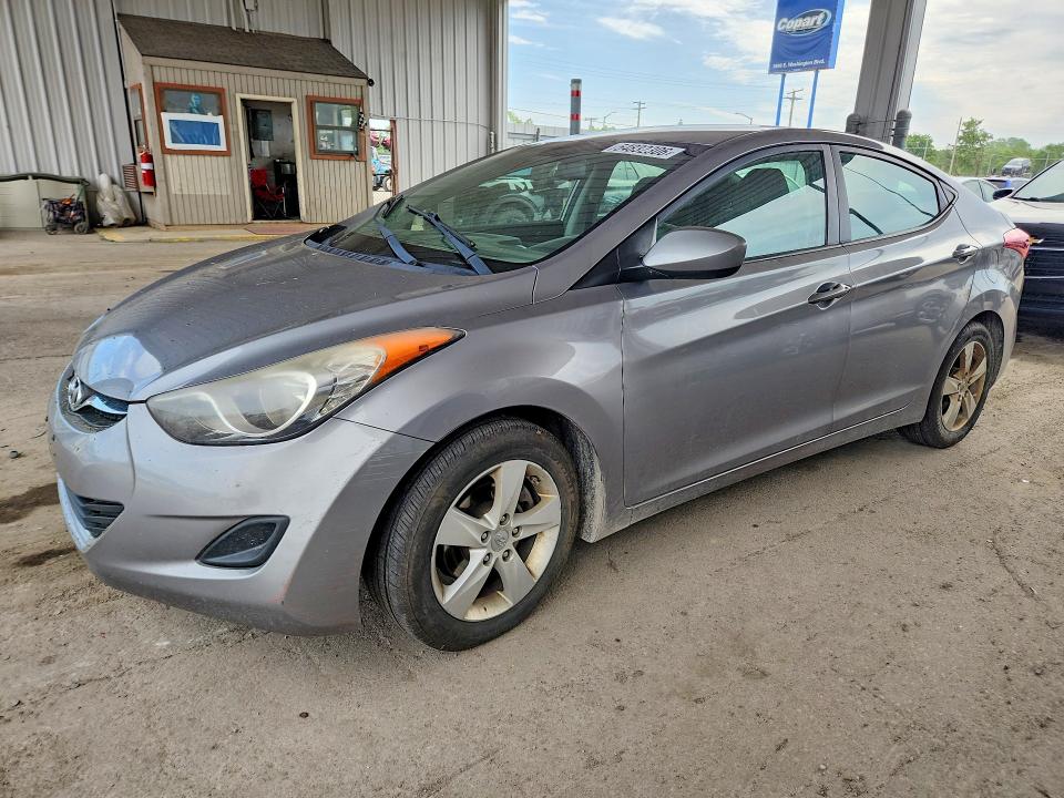 2011 Hyundai Elantra VIN KMHDH4AE0BU117127 COPART salvage auction — FRONT END, In - Certificate Of Title, sold $300 on 2026-07-20 (photo 1)