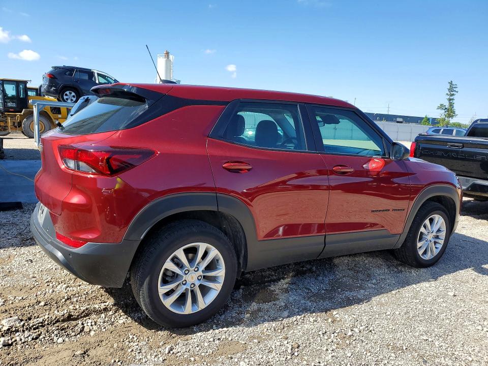 2022 Chevrolet VIN KL79MNSLXNB038506 COPART salvage auction — HAIL, Ia - Cert Of Title-Salvage Title, sold $10,000 on 2026-07-24 (photo 3)