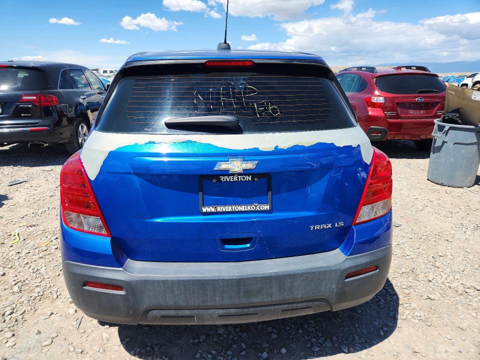 2015 Chevrolet Trax VIN KL7CJKSB6FB252723 COPART salvage auction — MECHANICAL, Nv - Certificate Of Title, sold $1,650 on 2026-07-14 (photo 6)