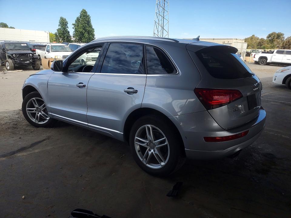 2016 Audi Q5 VIN WA1L2AFP1GA075032 COPART salvage auction — FRONT END, Ca - Salvage Certificate, sold $1,550 on 2026-07-16 (photo 2)