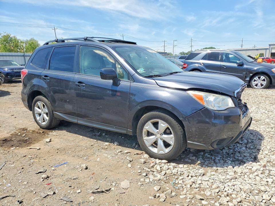 2014 Subaru Forester VIN JF2SJAGC4EH430538 COPART salvage auction — FRONT END, IL - SALVAGE CERTIFICATE, sold $550 on 2026-07-08 (photo 4)