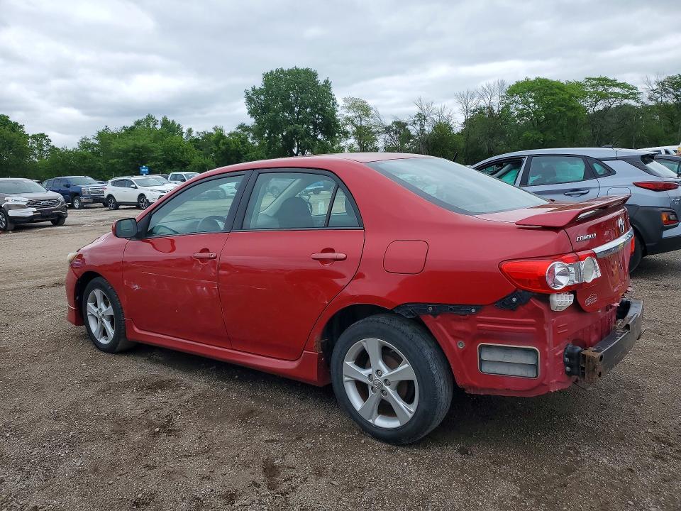 2012 Toyota Corolla VIN 5YFBU4EE6CP013354 COPART salvage auction — ROLLOVER, Ia - Cert Of Title-Salvage Title, sold $2,250 on 2026-07-31 (photo 2)