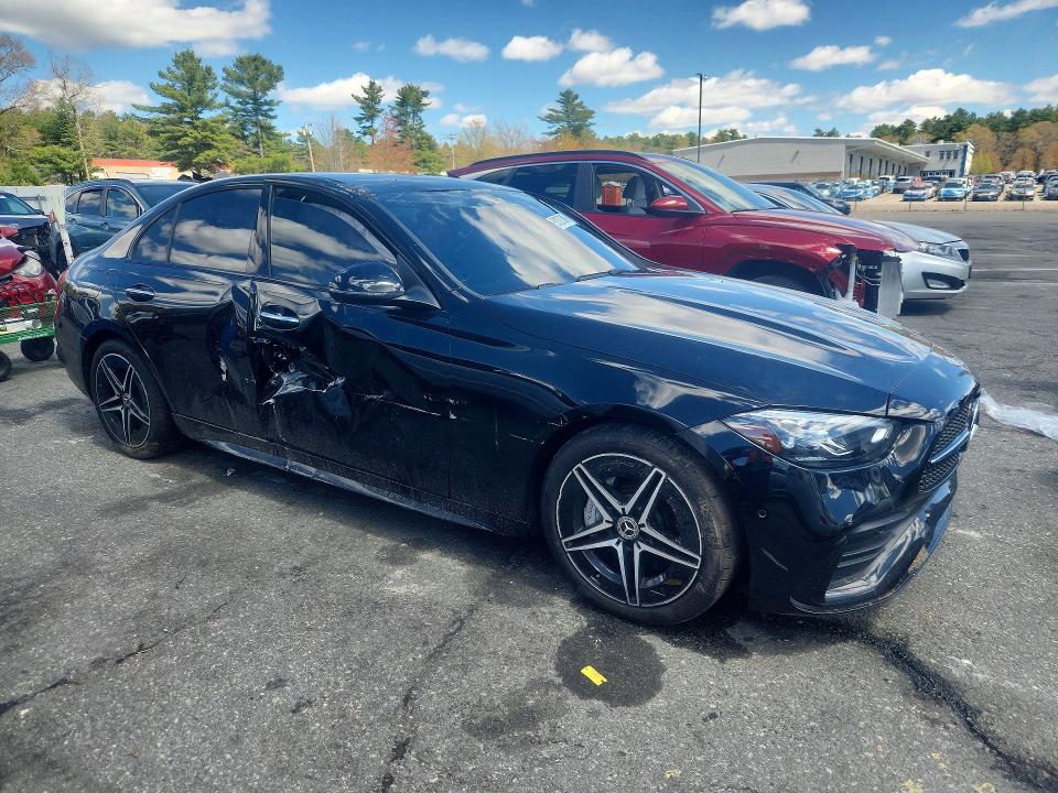 2024 Mercedes-benz C-klasse VIN W1KAF4HB7RR182309 COPART salvage auction — SIDE, Id - Salvage Certificate Of Title, sold $13,500 on 2026-07-28 (photo 4)