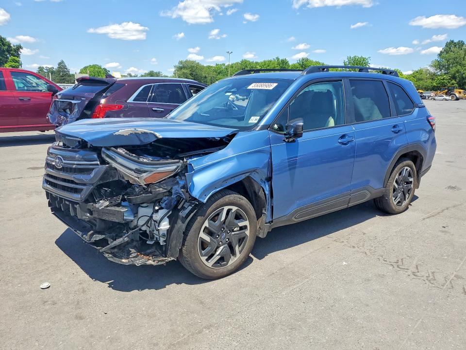 2025 Subaru Forester VIN JF2SLDRC2SH608712 COPART salvage auction — FRONT END, Nj - Cert Of Title-Salvage, sold $6,700 on 2026-07-21 (photo 1)