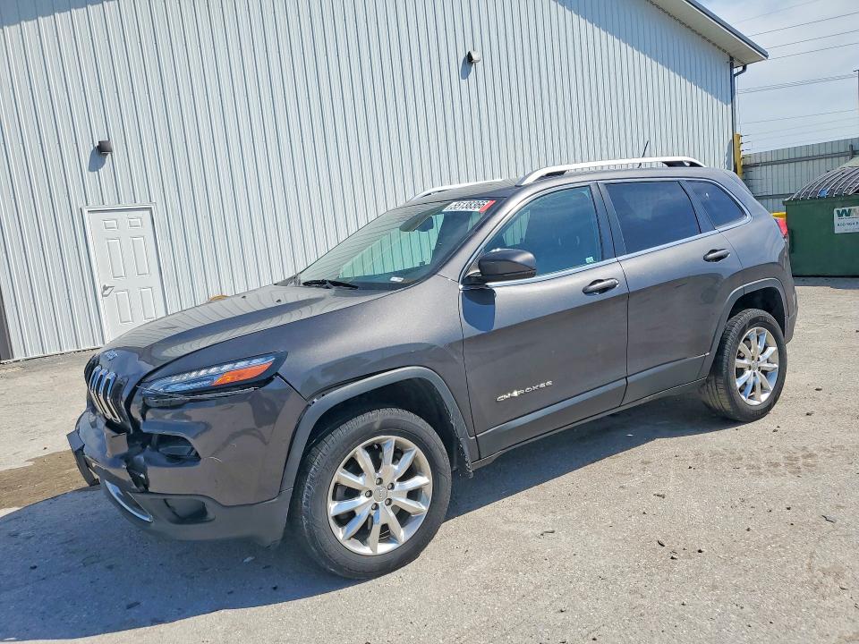 2014 Jeep Cherokee VIN 1C4PJMDB4EW203878 COPART salvage auction — FRONT END, Ia - Cert Of Title-Salvage Title, sold $550 on 2026-07-31 (photo 1)