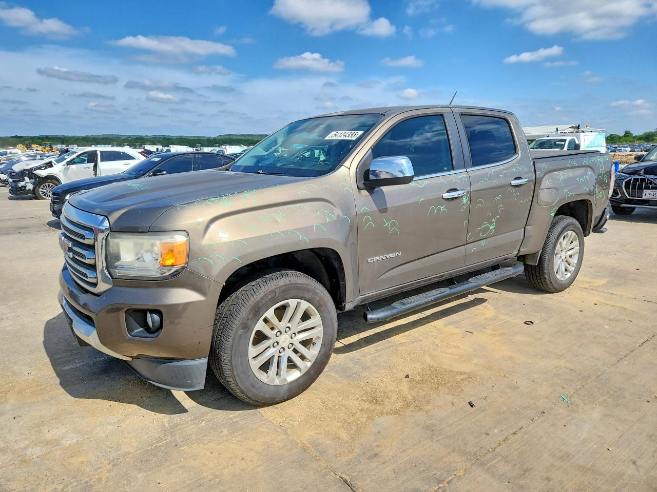 2015 GMC Canyon VIN 1GTG5CE31F1236812 COPART salvage auction — Hail, TX - CERTIFICATE OF TITLE, sold $5,800 on 2026-07-09 (photo 1)