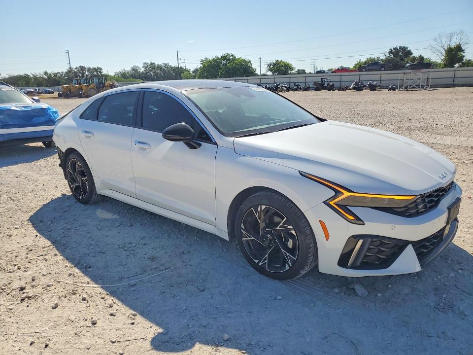 2025 Kia VIN KNAG64J74S5305262 COPART salvage auction — REAR END, TX - SALVAGE VEHICLE TITLE (P), sold $12,500 on 2026-07-16 (photo 4)