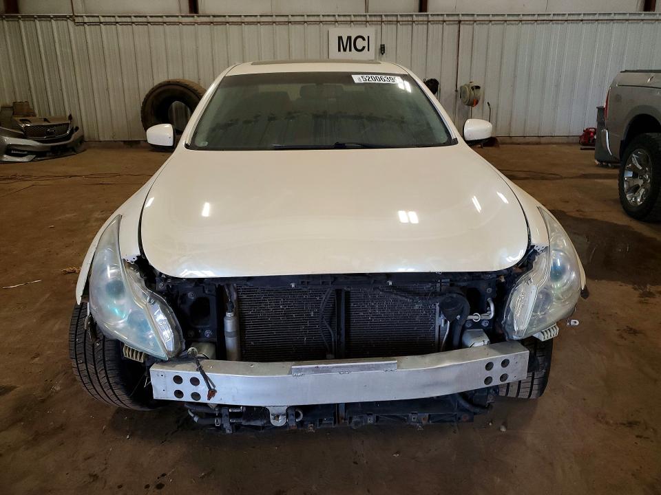 2013 Infiniti G VIN JN1CV6AR5DM352832 COPART salvage auction — FRONT END, Mi - Cert Of Title-Rebuilt Salvage, sold $1,000 on 2026-07-17 (photo 5)