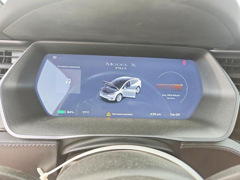 2018 Tesla Model x VIN 5YJXCBE28JF112379 COPART salvage auction — REAR END, Il - Salvage Certificate, sold $8,300 on 2026-07-07 (photo 9)