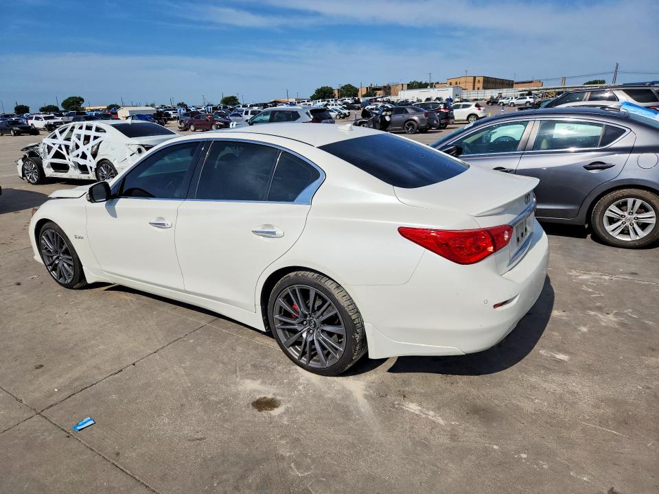 2017 Infiniti Q50 VIN JN1FV7AP9HM850233 COPART salvage auction — REAR END, Tx - Salvage W/Lemon Law Historty, sold $4,600 on 2026-07-06 (photo 2)