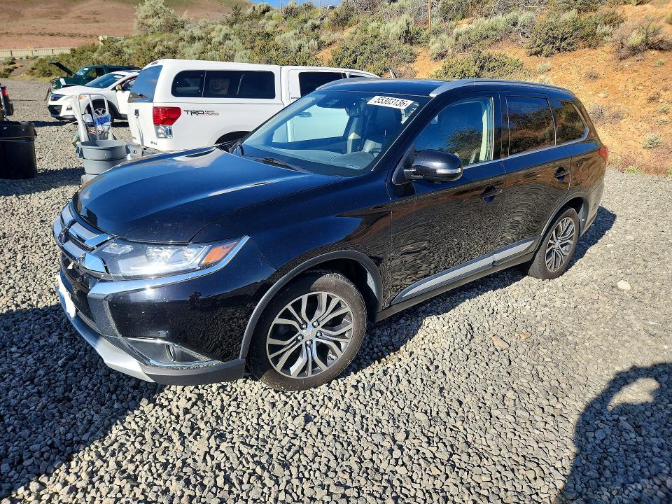 2017 Mitsubishi Outlander VIN JA4AZ3A38HZ070514 COPART salvage auction — FRONT END, Nv - Salvage Title, sold $2,100 on 2026-07-14 (photo 1)