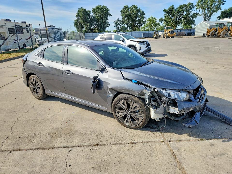 2018 Honda Civic VIN SHHFK7H57JU402497 COPART salvage auction — FRONT END, Ca - Salvage Certificate, sold $4,050 on 2026-07-06 (photo 4)