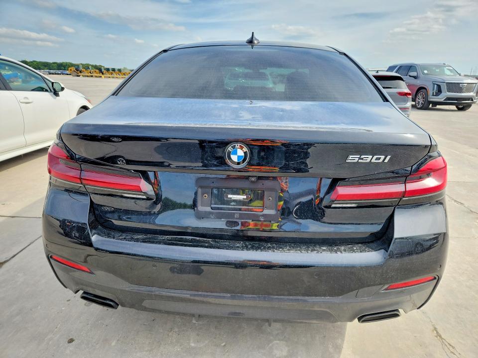 2022 BMW 5er VIN WBA53BH00NWX82055 COPART salvage auction — HAIL, Tx - Certificate Of Title, sold $15,100 on 2026-07-02 (photo 6)