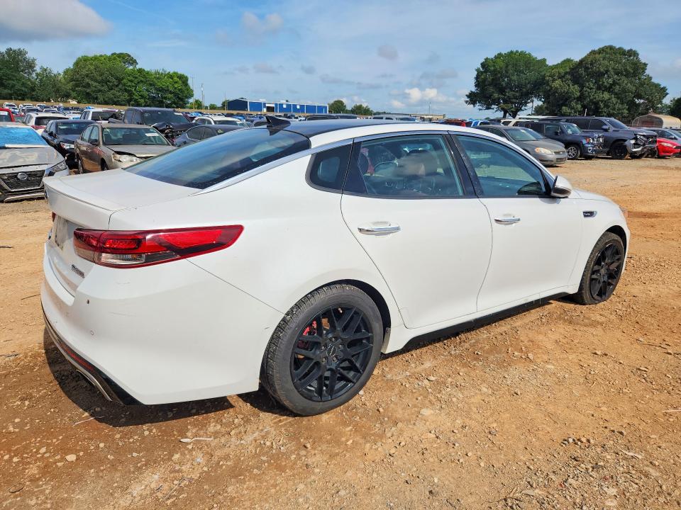 2016 Kia Optima VIN 5XXGW4L25GG016009 COPART salvage auction — REAR END, Al - Cert Of Title-Salvage Title, sold $125 on 2026-07-15 (photo 3)