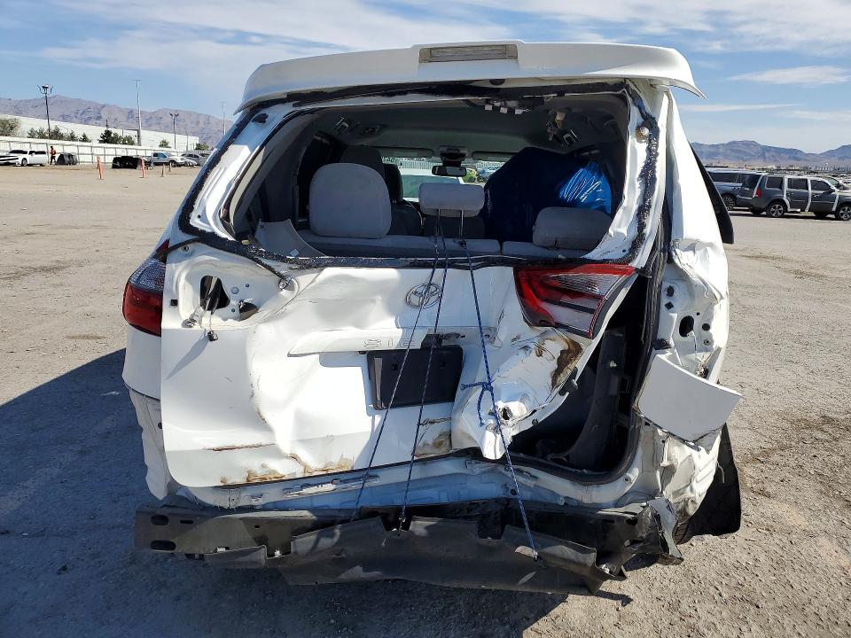 2020 Toyota Sienna VIN 5TDKZ3DCXLS081269 COPART salvage auction — REAR END, NV - SALVAGE TITLE, sold $6,700 on 2026-07-23 (photo 6)