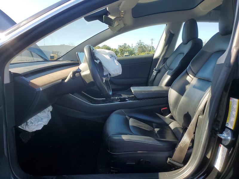 2018 Tesla Model 3 VIN 5YJ3E1EA9JF009305 COPART salvage auction — FRONT END, Ca - Salvage Certificate, sold $4,600 on 2026-07-15 (photo 7)