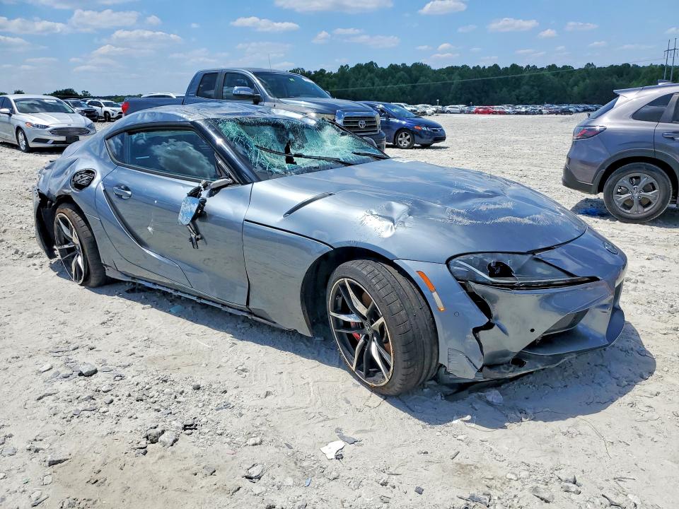 2021 Toyota Supra VIN WZ1DB0C04MW044689 COPART salvage auction — FRONT END, Ga - Cert Of Title-Salvage, sold $12,000 on 2026-07-08 (photo 4)