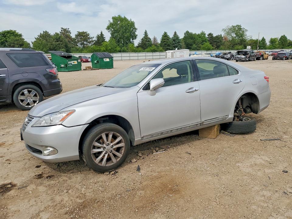 2012 Lexus ES VIN JTHBK1EG4C2495423 COPART salvage auction — SIDE, IL - SALVAGE CERTIFICATE, sold $1,700 on 2026-07-09 (photo 1)