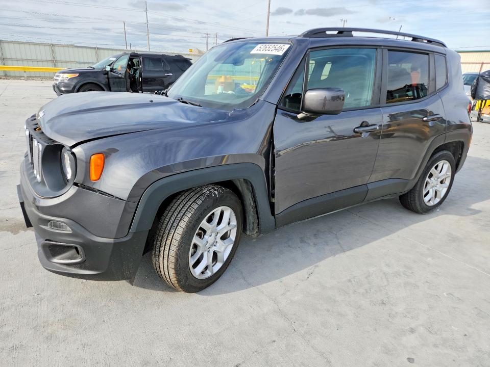 2018 Jeep VIN ZACCJABB8JPJ43995 COPART salvage auction — FRONT END, Tx - Salvage Vehicle Title, sold $1,850 on 2026-08-18 (photo 1)