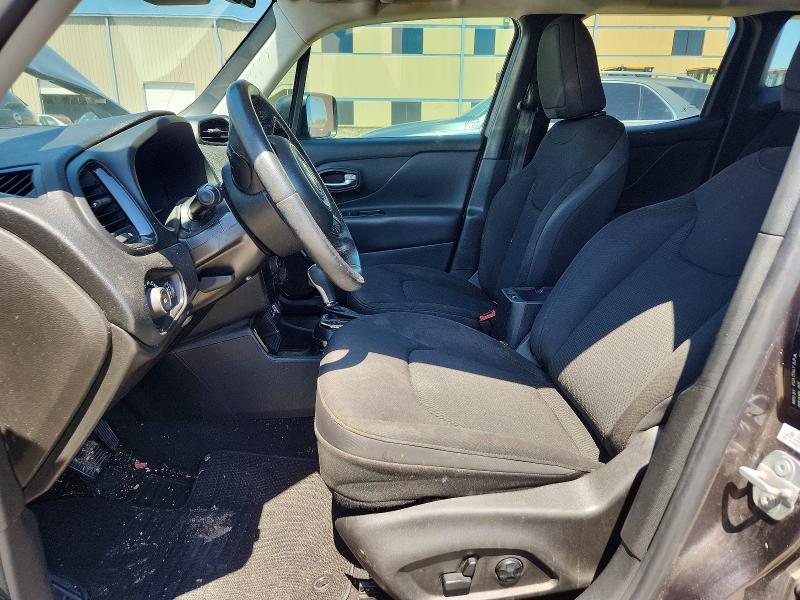 2018 Jeep Renegade VIN ZACCJABB8JPH46142 COPART salvage auction — FRONT END, Tx - Salvage Vehicle Title, sold $1,200 on 2026-07-02 (photo 7)