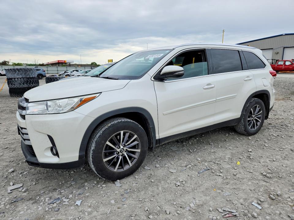 2019 Toyota VIN 5TDJZRFH4KS572040 COPART salvage auction — HAIL, IL - SALVAGE CERTIFICATE, sold $11,700 on 2026-07-08 (photo 1)
