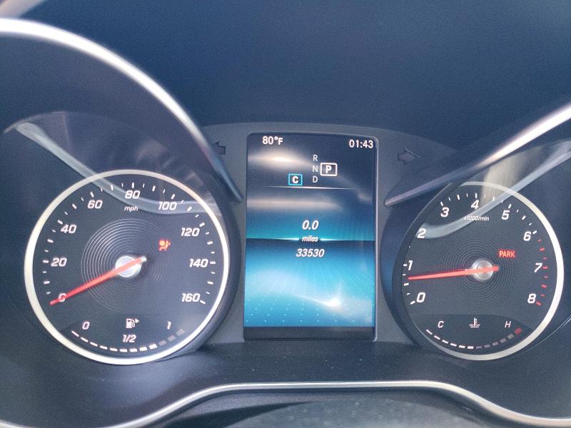 2020 Mercedes-benz C-klasse VIN WDDWF8DB0LR526475 COPART salvage auction — FRONT END, Ca - Salvage Certificate, sold $200 on 2026-07-22 (photo 9)