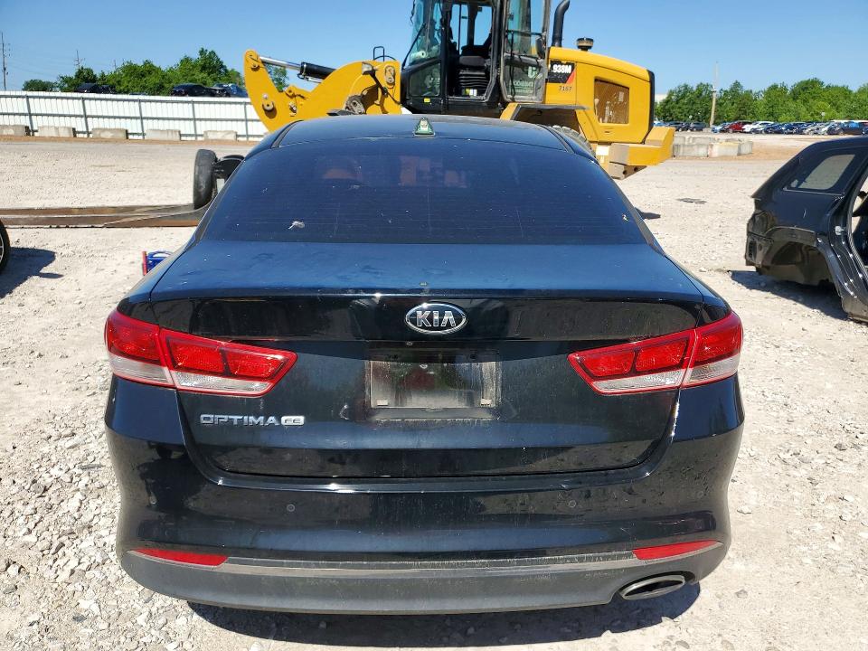 2018 Kia Optima VIN 5XXGT4L32JG225393 COPART salvage auction — FRONT END, Mo - Salvage Certificate Of Title, sold $800 on 2026-07-24 (photo 6)