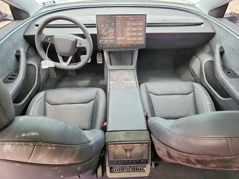 2024 Tesla Model 3 VIN 5YJ3E1EB1RF801677 COPART salvage auction — FRONT END, Tx - Salvage Vehicle Title, sold $14,500 on 2026-07-16 (photo 8)