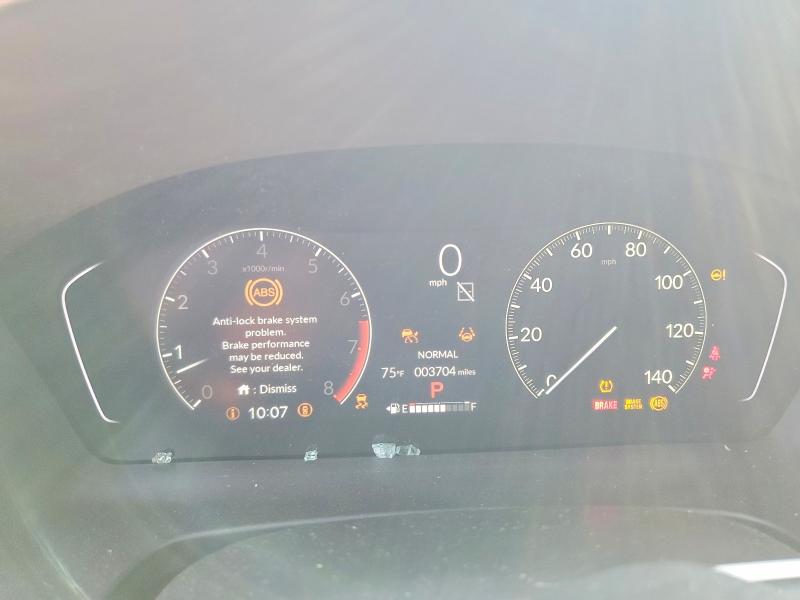 2025 Honda Pilot VIN 5FNYG1H63SB193178 COPART salvage auction — FRONT END, Wv - Salvage Certificate, sold $15,100 on 2026-07-09 (photo 9)