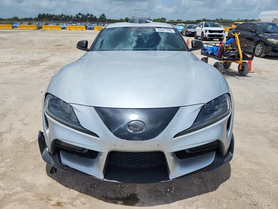 2022 Toyota Supra VIN WZ1DB2C09NW049433 COPART salvage auction — REAR END, Fl - Certificate Of Destruction, sold $16,700 on 2026-07-22 (photo 5)