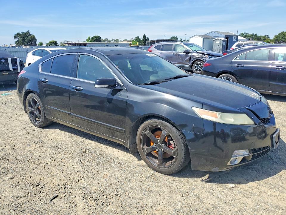 2010 Acura Tl VIN 19UUA9F50AA007758 COPART salvage auction — FRONT END, Ca - Dis/Dlr/Exp Only Clean Title (P), sold $500 on 2026-07-21 (photo 4)