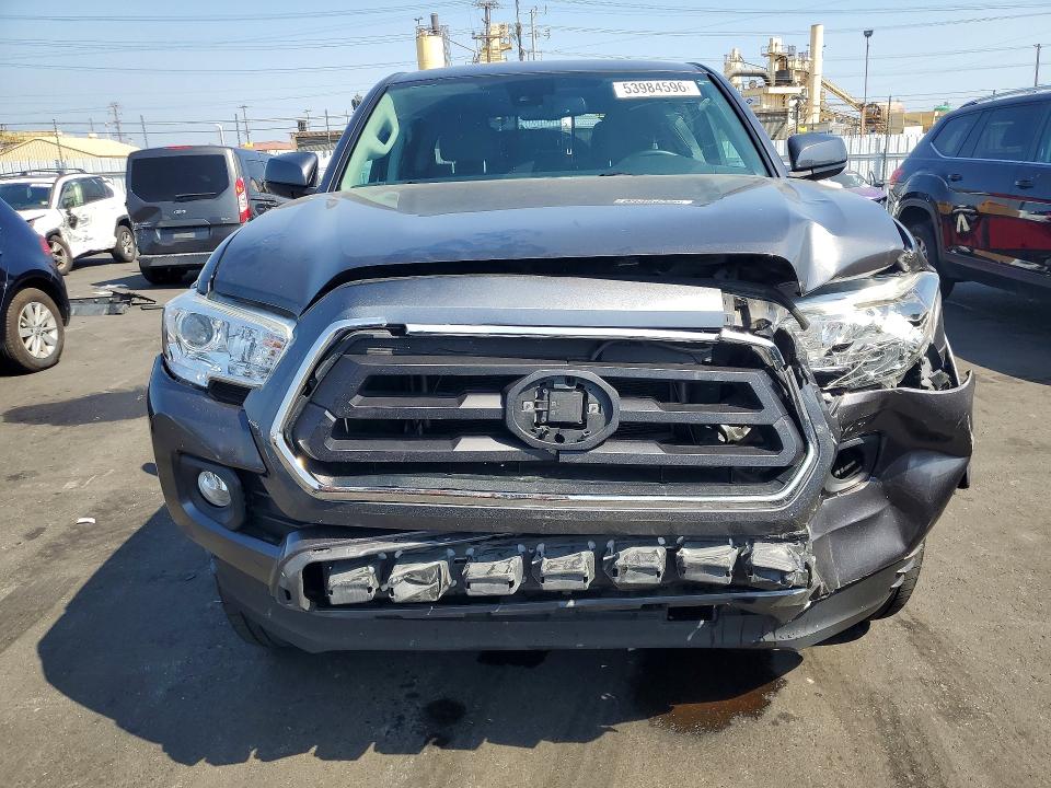 2021 Toyota Tacoma VIN 5TFAZ5CNXMX103695 COPART salvage auction — FRONT END, Ca - Salvage Certificate, sold $11,000 on 2026-07-08 (photo 5)