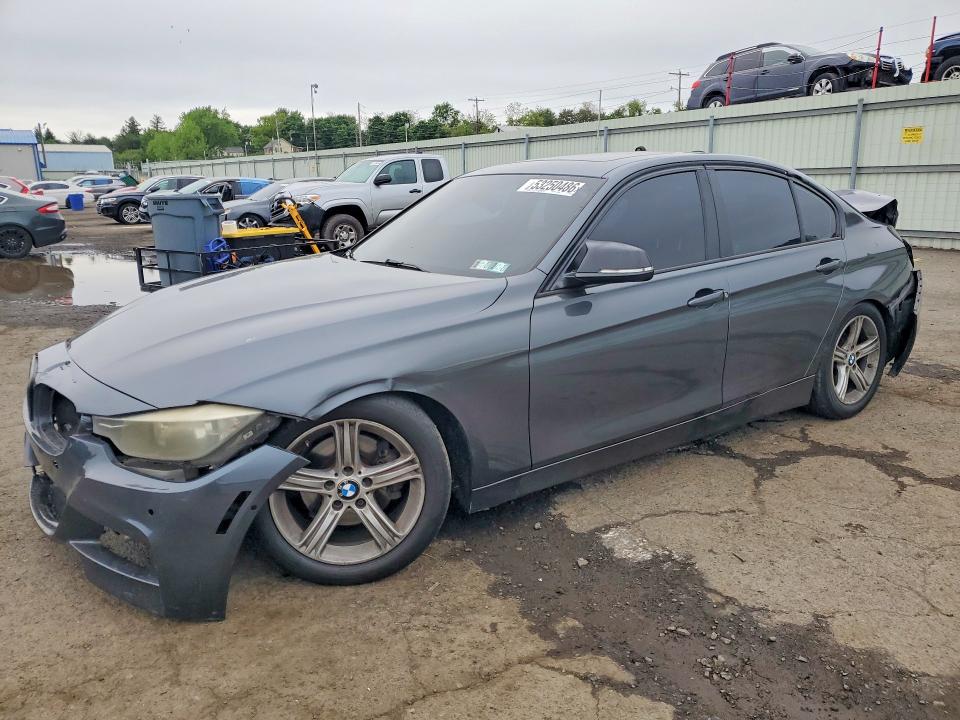 2013 BMW 3er VIN WBA3A5C54DJ460838 COPART salvage auction — REAR END, Pa - Cert Of Salv-R=Reconstructed, sold $400 on 2026-08-04 (photo 1)