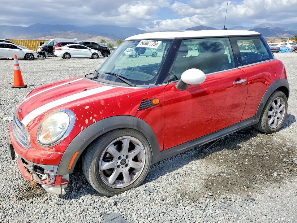 2010 Mini Cooper VIN WMWMF3C54ATZ65949 COPART salvage auction — UNDERCARRIAGE, CA - SALVAGE CERTIFICATE, sold $425 on 2026-08-12 (photo 1)