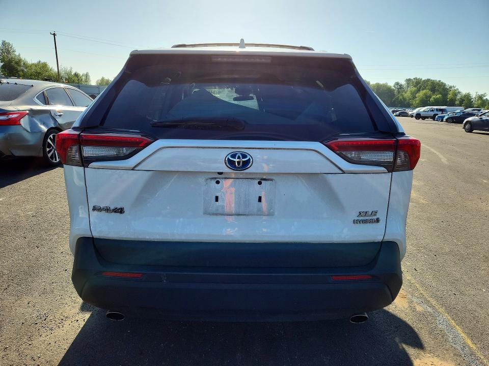 2020 Toyota Rav4 hybrid VIN 2T3RWRFV5LW087391 COPART salvage auction — FRONT END, Or - Salvage Title Certificate, sold $11,800 on 2026-07-13 (photo 6)