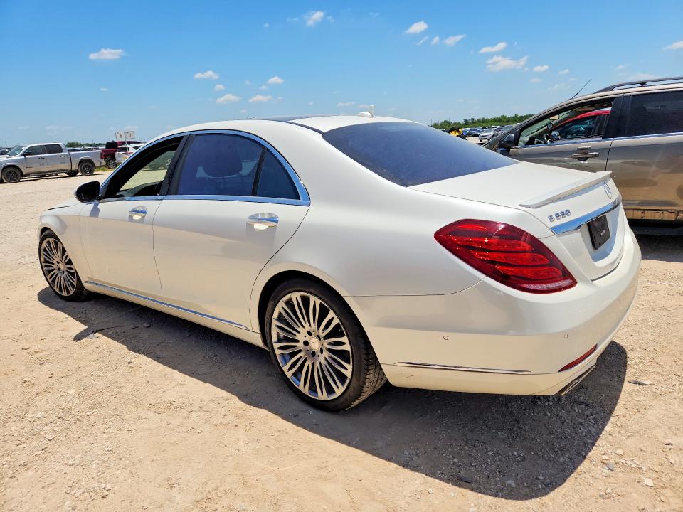 2016 Mercedes-benz S-klasse VIN WDDUG8CB4GA228523 COPART salvage auction — FRONT END, Tx - Salvage Vehicle Title, sold $13,500 on 2026-07-16 (photo 2)