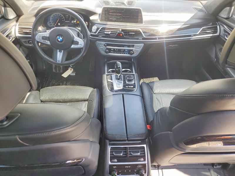 2018 BMW 7er VIN WBA7H6C55JG614713 COPART salvage auction — FRONT END, Mi - Certificate Of Title, sold $13,100 on 2026-07-02 (photo 8)
