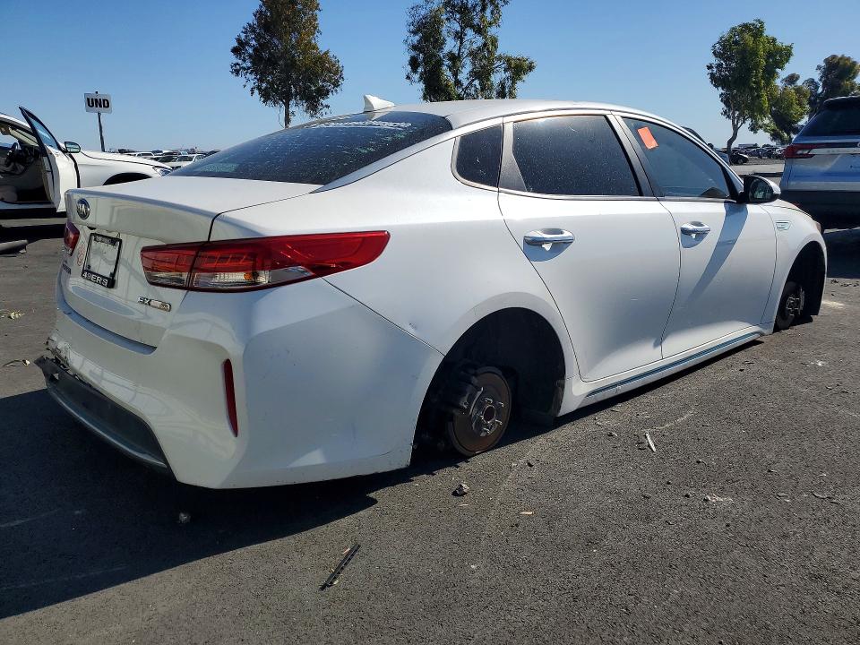 2018 Kia Optima VIN KNAGV4LD0J5025777 COPART salvage auction — VANDALISM, Ca - Salvage Certificate, sold $225 on 2026-07-20 (photo 3)