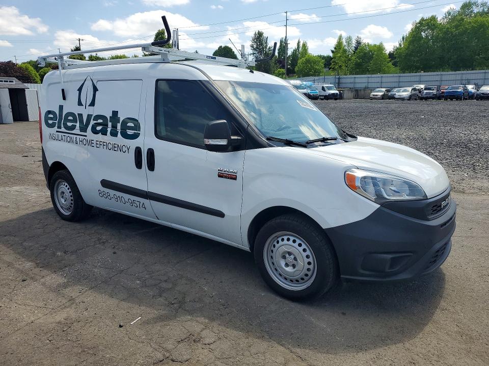 2021 Ram Promaster city VIN ZFBHRFAB6M6U80899 COPART salvage auction — REAR END, Or - Salvage Title Certificate, sold $4,350 on 2026-07-08 (photo 4)