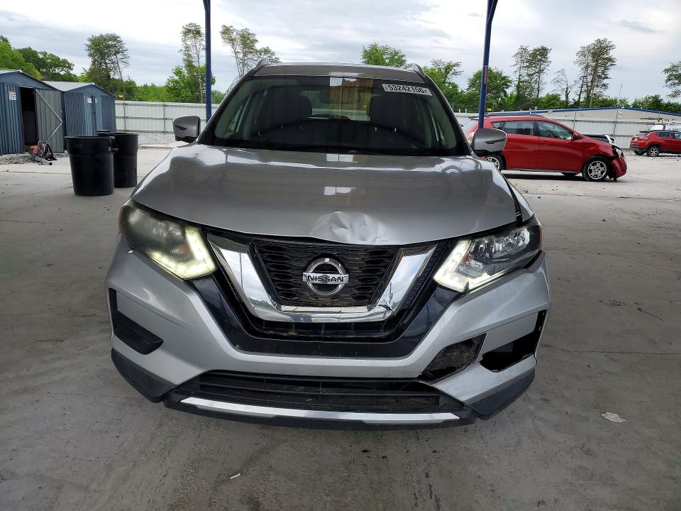 2017 Nissan Rogue VIN KNMAT2MT9HP551851 COPART salvage auction — FRONT END, Ga - Cert Of Title-Salvage, sold $1,300 on 2026-07-30 (photo 5)