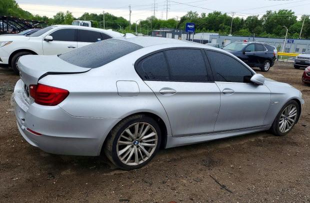 2011 BMW 5 series VIN WBAFR1C5XBC743471 COPART salvage auction — REAR END, Va - Cert Of Title-Salvage History, sold $875 on 2026-07-07 (photo 3)