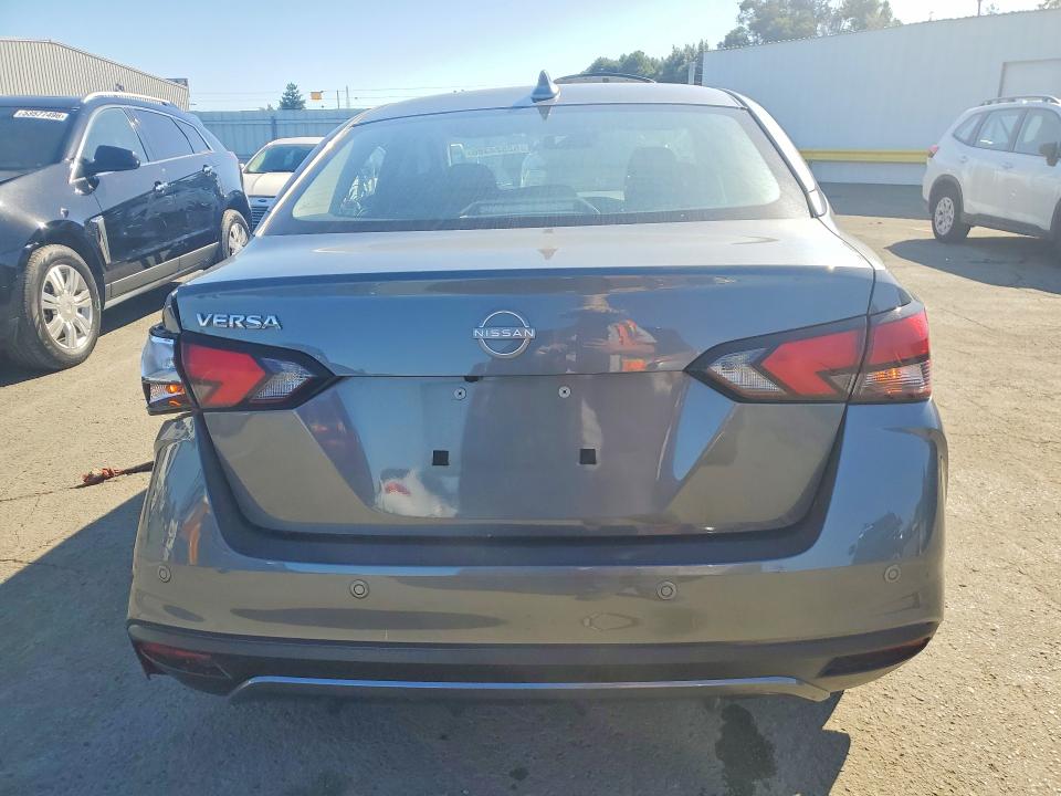 2025 Nissan Versa VIN 3N1CN8EV4SL848537 COPART salvage auction — REAR END, CA - SALVAGE CERTIFICATE, sold $2,900 on 2026-07-02 (photo 6)