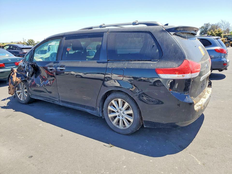 2014 Toyota Sienna VIN 5TDDK3DCXES082907 COPART salvage auction — FRONT END, CA - SALVAGE CERTIFICATE, sold $1,450 on 2026-07-27 (photo 2)