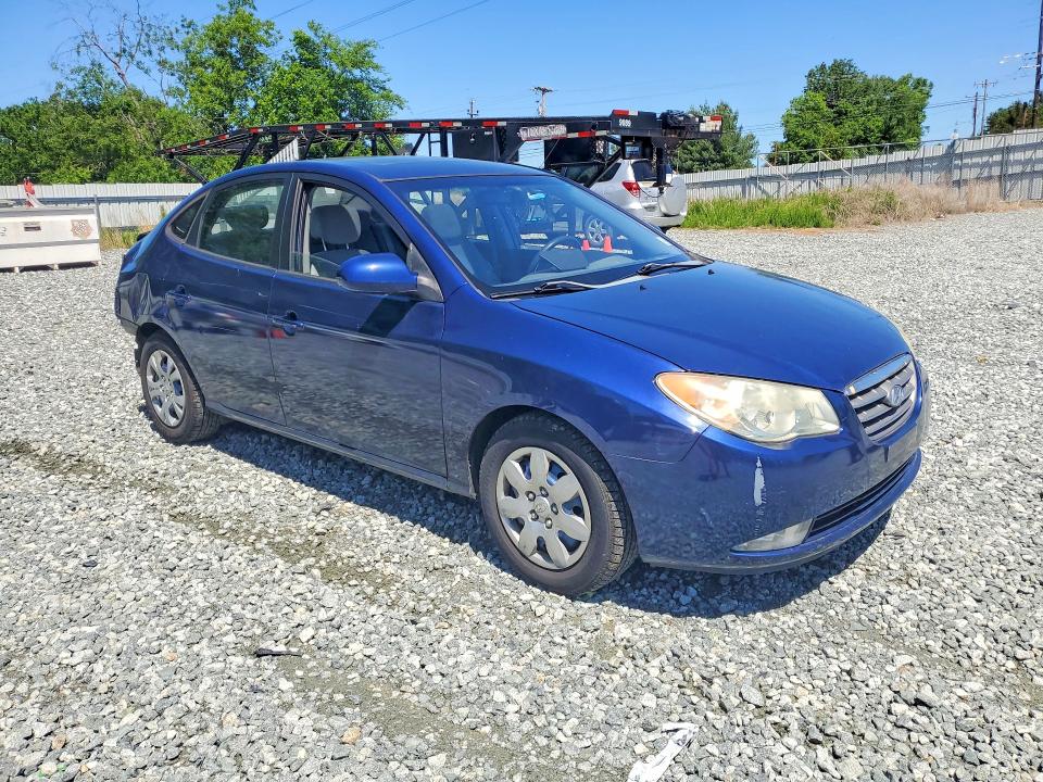 2009 Hyundai Elantra VIN KMHDU46D39U726234 COPART salvage auction — REAR END, Nc - Salvage Certificate Of Title, sold $575 on 2026-07-22 (photo 4)